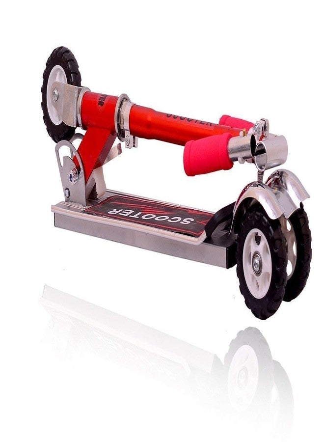 Plutofit Foldable 3 Wheel Kids Scooter Tricycle Heavy Duty Skate Scooter, Blue - Image 3